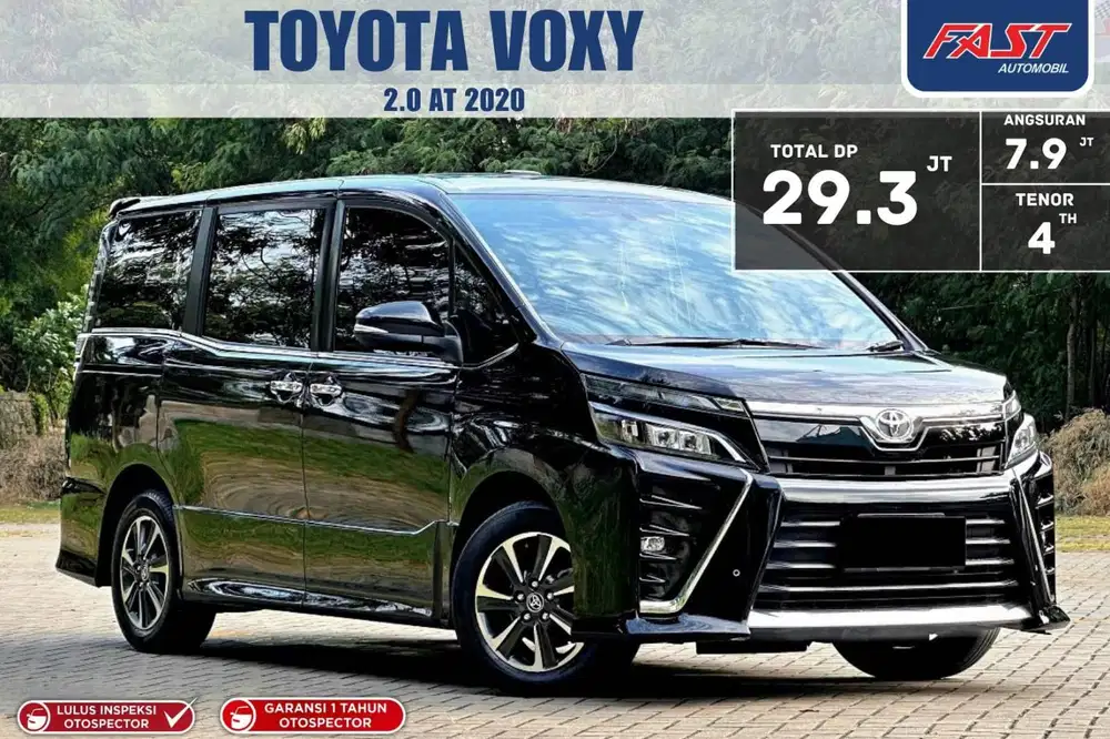 DP 29.3JT KM.62RB TOYOTA VOXY 2020 2.0 AT PANORAMIC & PAJAK PANJANG