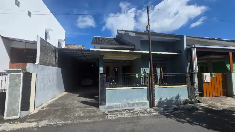 Dijual Rumah Siap Huni Strategis di Pusat Sukoharjo (450 Juta Nego)