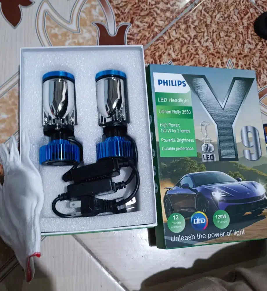 Lampu LED Philips 120w H4 10800 Lumens