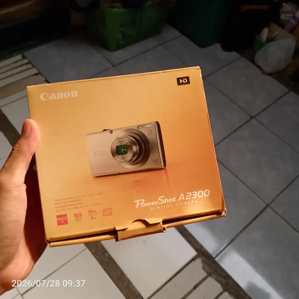 Pahami deskripsi Dus buku Canon Powershot 2300 red