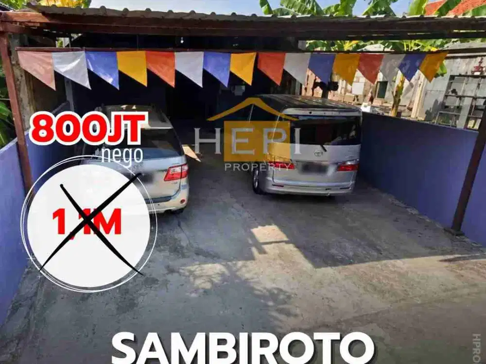 Dijual Gudang Hitung Tanah Sambiroto Tembalang Semarang