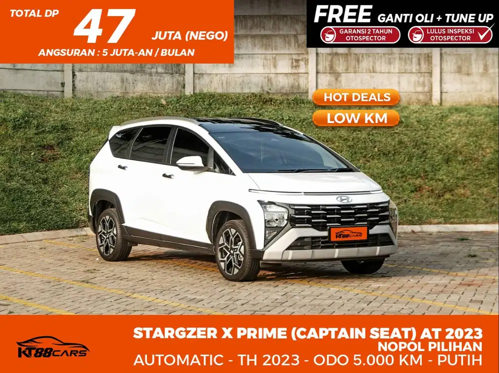 HYUNDAI STARGAZER X PRIME AT CAPTAIN SEAT 2023