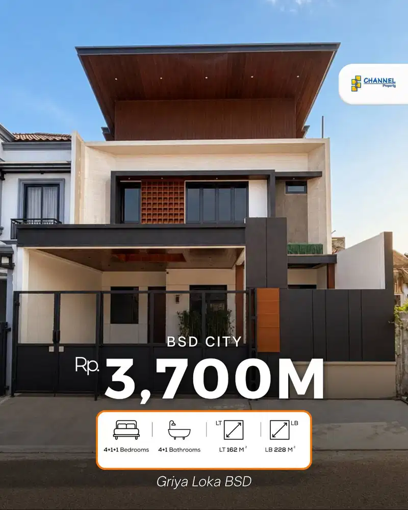 Di Jual Rumah Cantik 2 Lantai Strategis BSD Griya Loka, Vn Dw