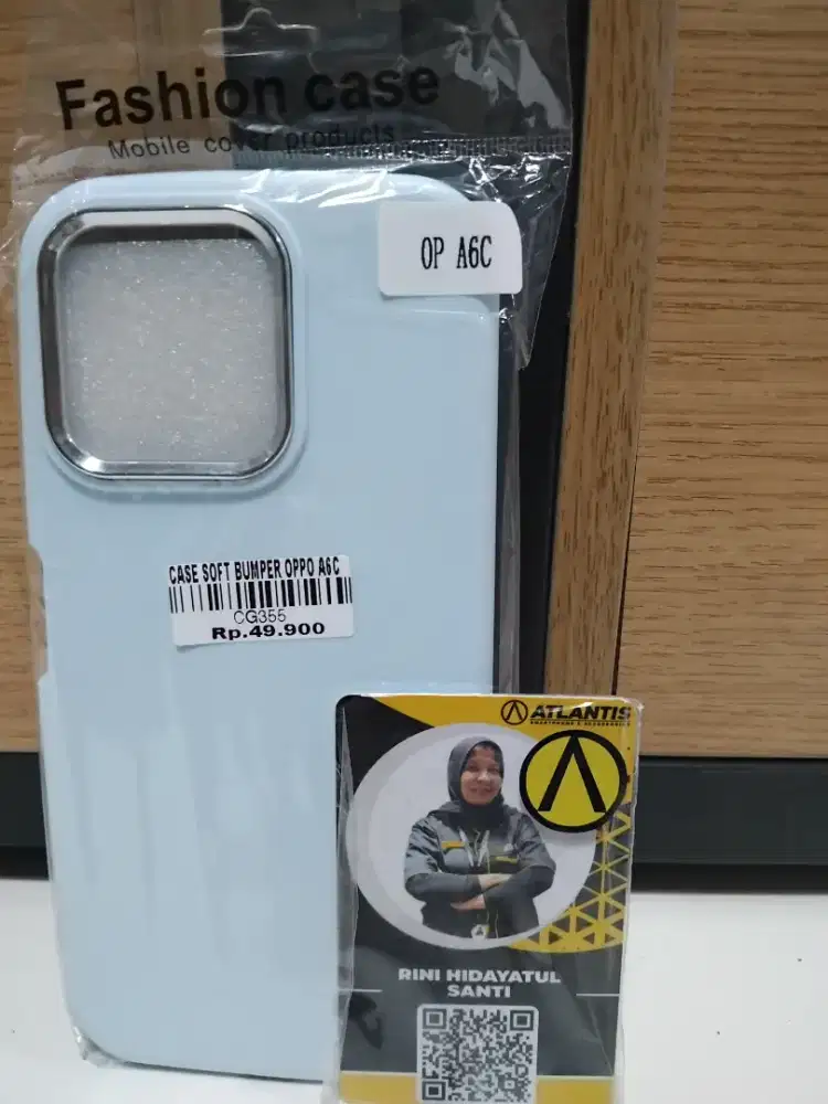 CASE SOFT BUMPER OPPO A6C | ATLANTIS DAHSYAT
