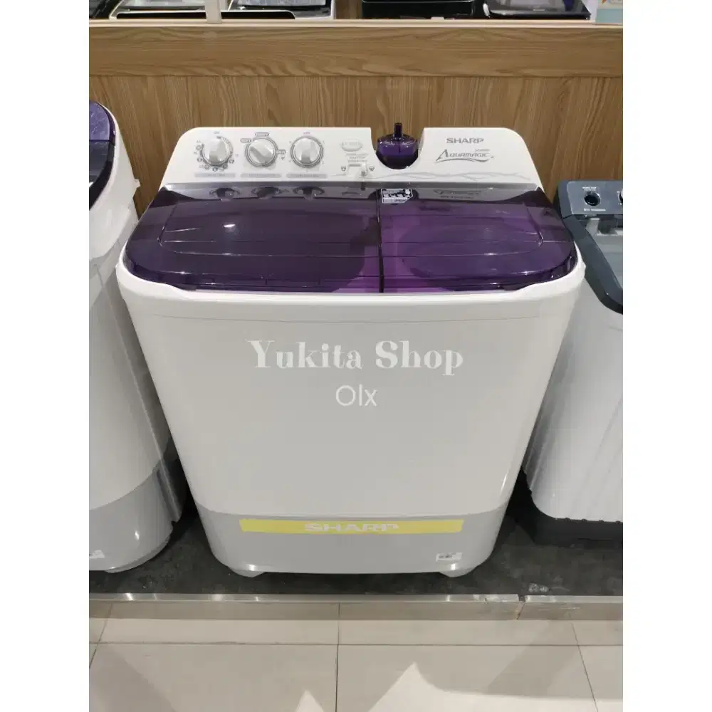Mesin Cuci Twin Tub 8KG Violet