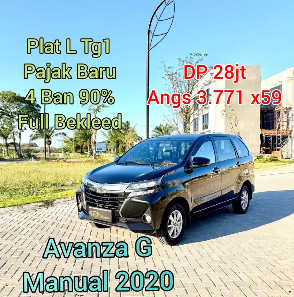 Avanza G Manual 2020 MT 2019 Xenia R Ertiga Mobilio Xpander Hitam