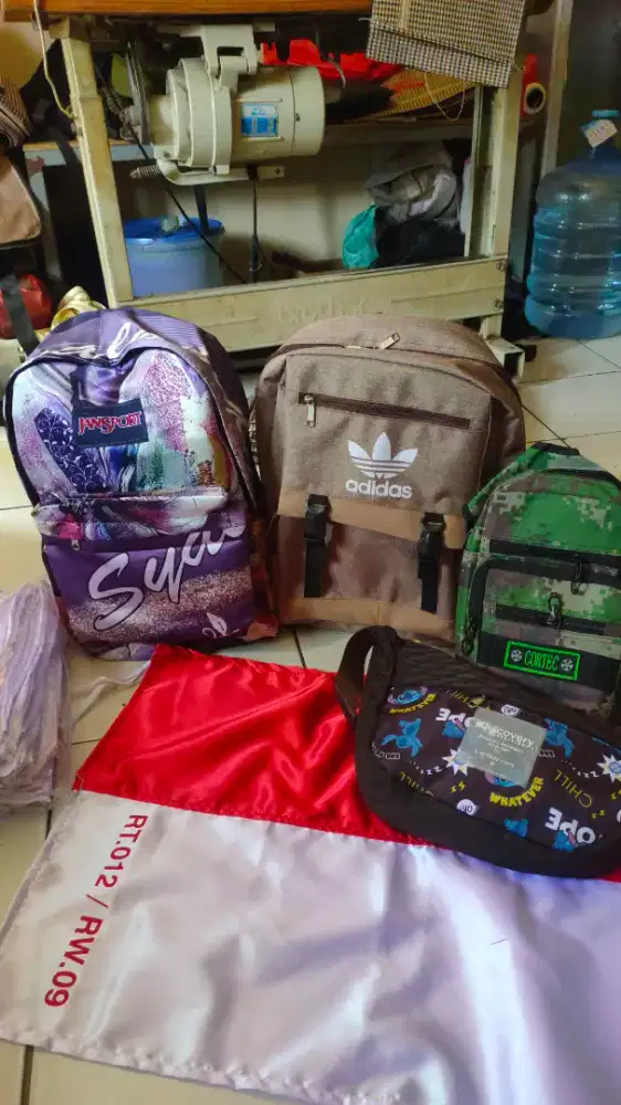 Tas Ransel, Tas Pakaian & Selempang
