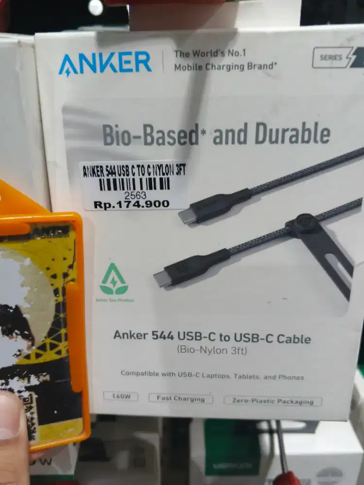 KABEL DATA C to C Nylon 1M 140Watt Fast charging