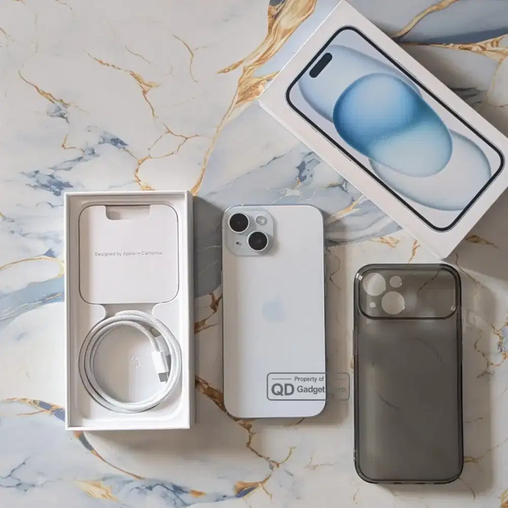 iPhone 15 128GB Blue Garansi RESMI iBox 2027 Mulus Murah Mantap