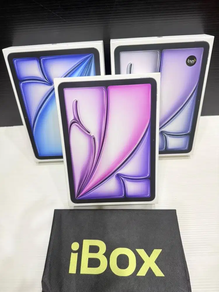 Ipad Air 8 M4 chip baru segel Bnib pabrik Garansi iBox resmi