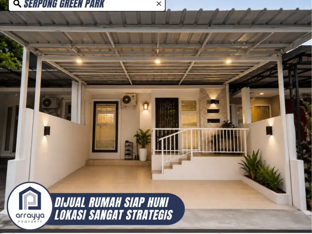 DIJUAL RUMAH KONDISI TERAWAT SIAP HUNI DI SERPONG GREEN PARK 1 (EN691)