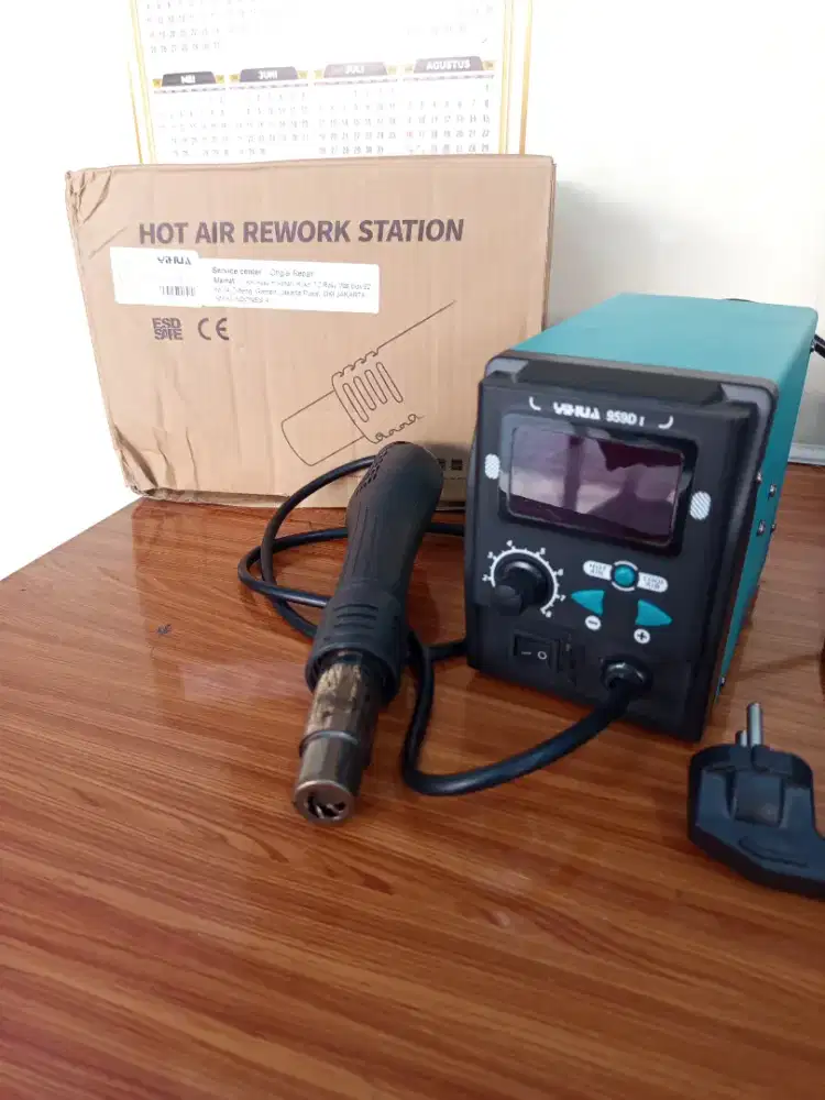Blower YIHUA 959D-I Green Case Original – Solder Uap Servis HP