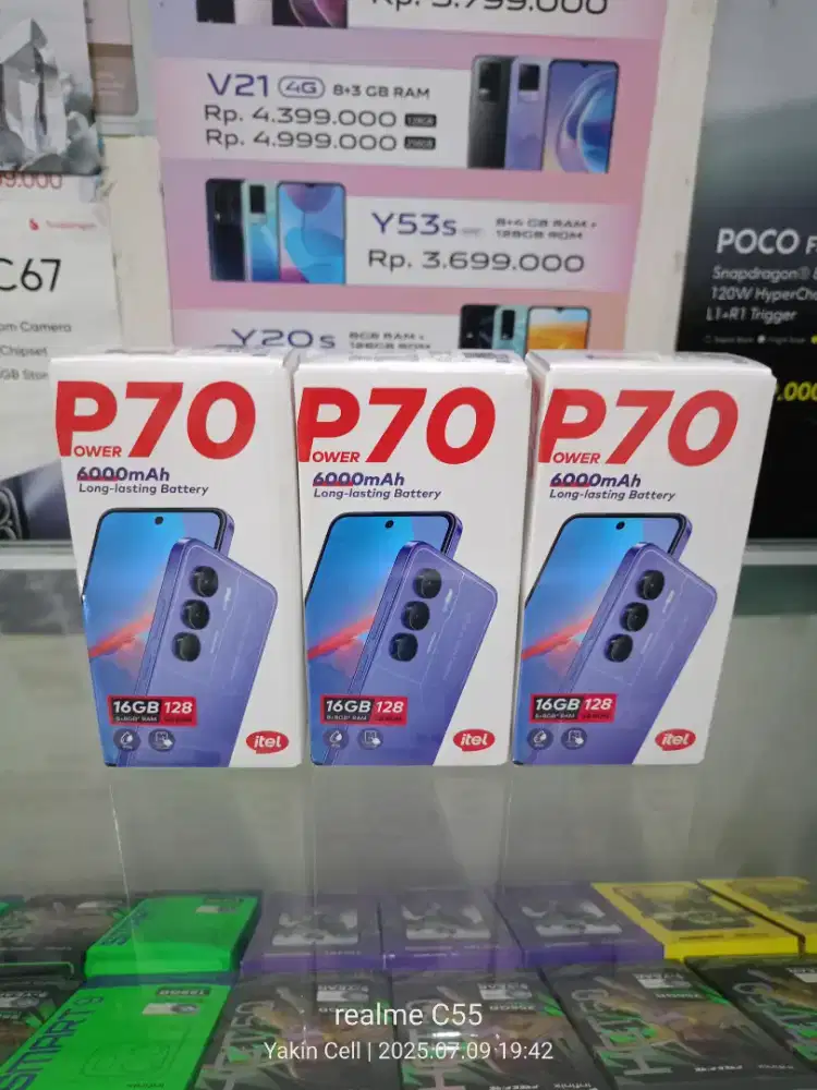 Itel P70 8/128 GB Helio G50 Ultimate Batre 6000 mAh Garansi Resmi