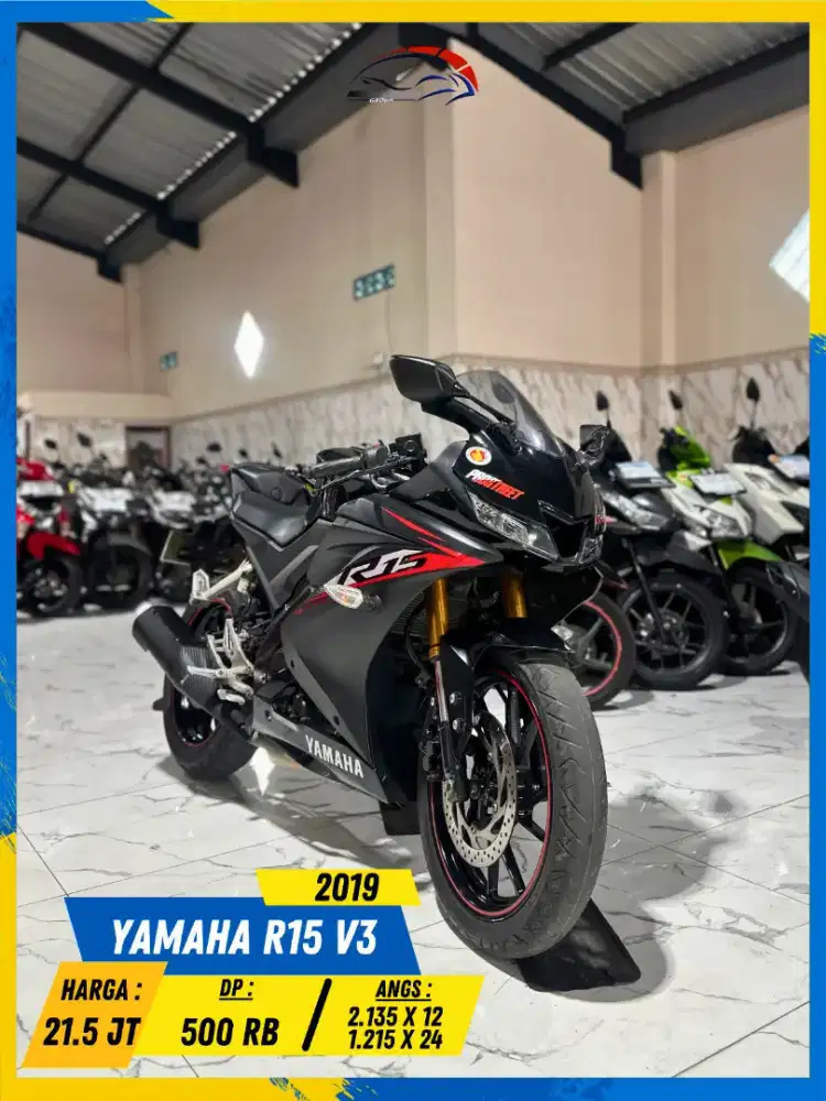 YAMAHA R15 V3 2019 NDANG SATSET MASZEHH HIKMAH MOTOR KEPUH MALANG