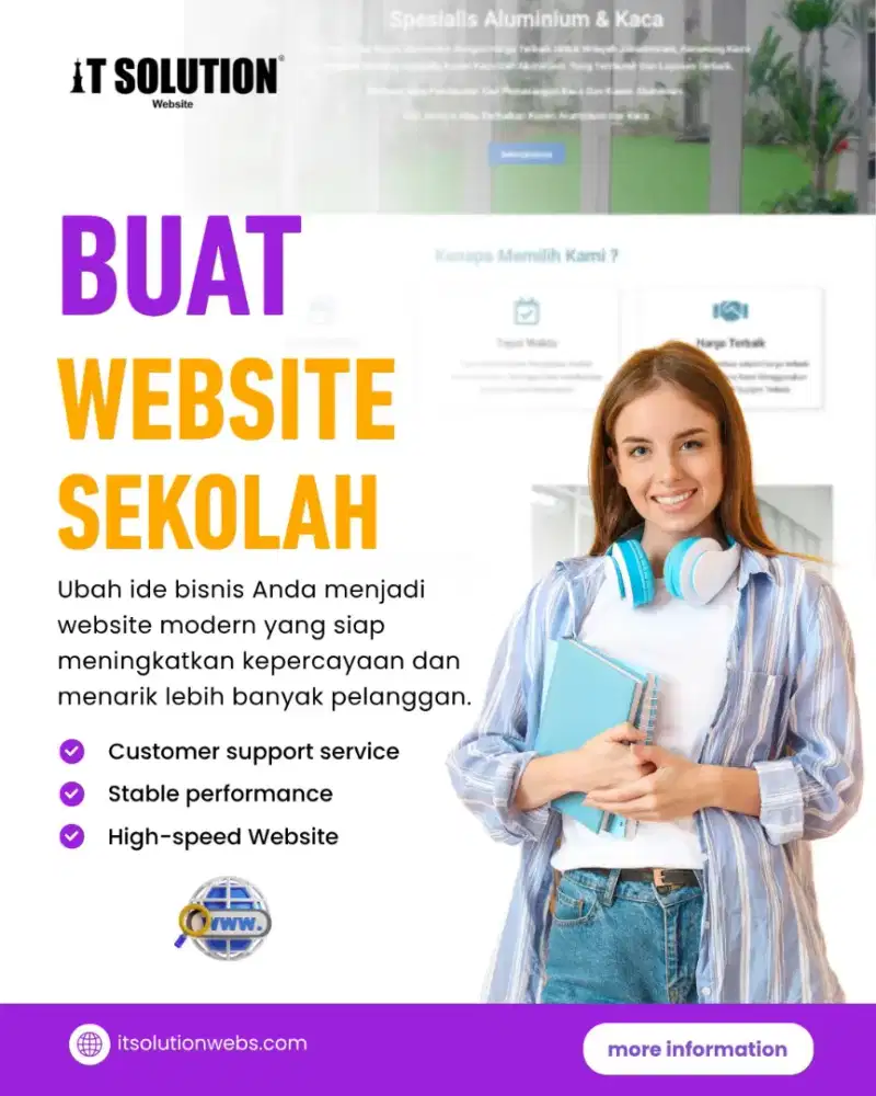 Paket Pembuatan Website Sekolah Profesional