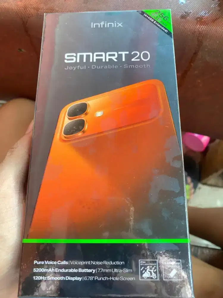 Dijual Infinix Smart20 256gb Silver Fullset New