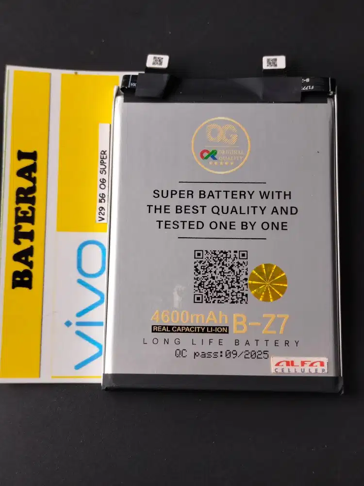 Baterai VIVO V29 5G Baterai B-Z7 Baterai VIVO V40 5G Baterai BA-49
