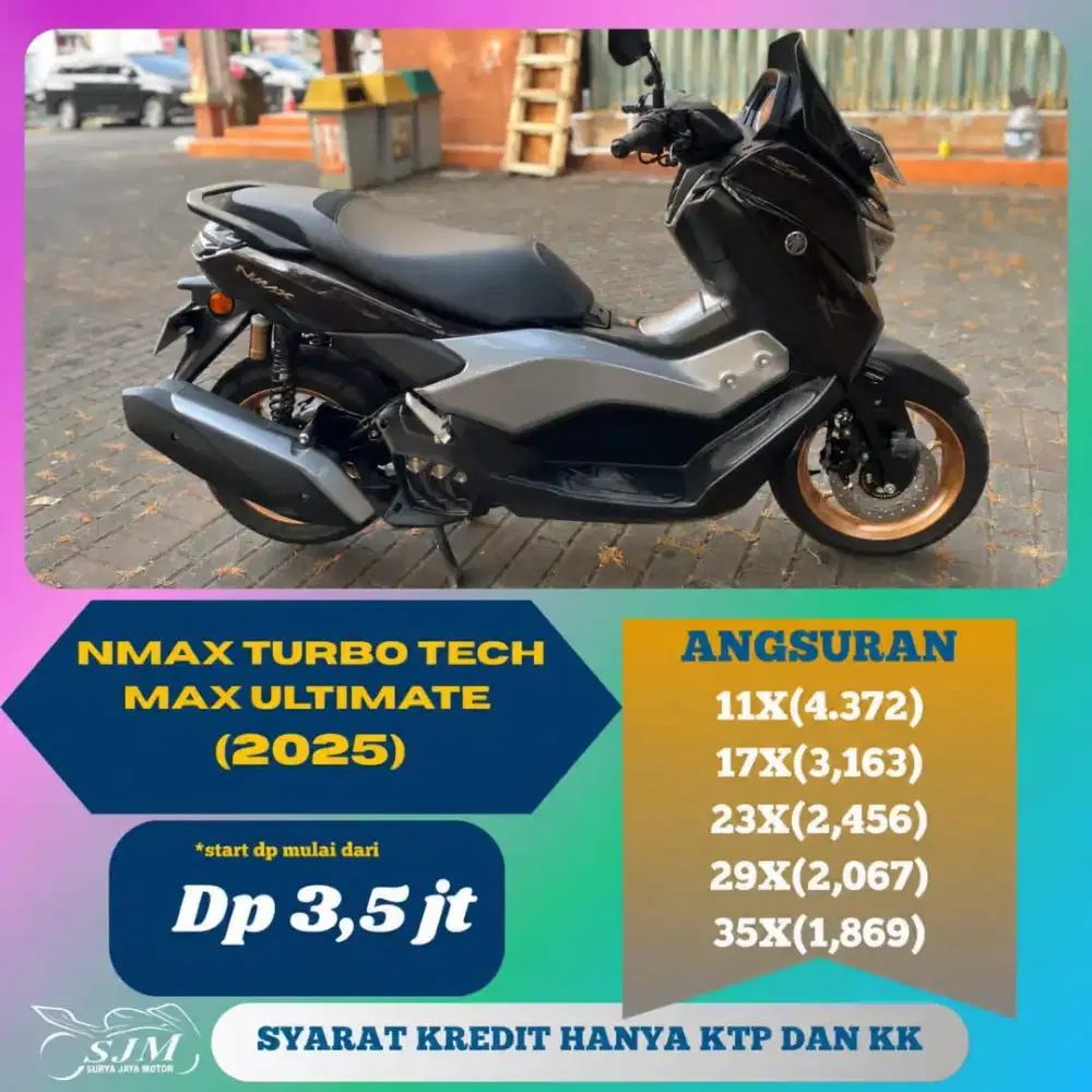 NMAX TURBO TECH MAX ULTIMATE 2025 Pajak Panjang