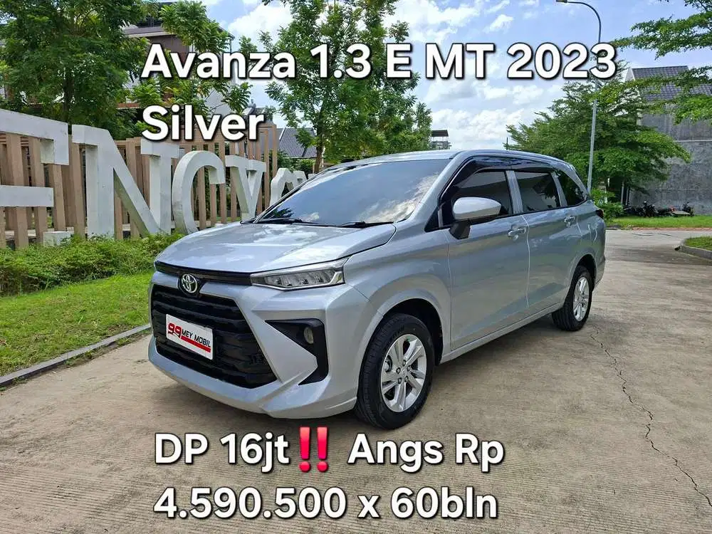 DP 16jt‼️ Avanza 1.3 E MT 2023 Silver metalik