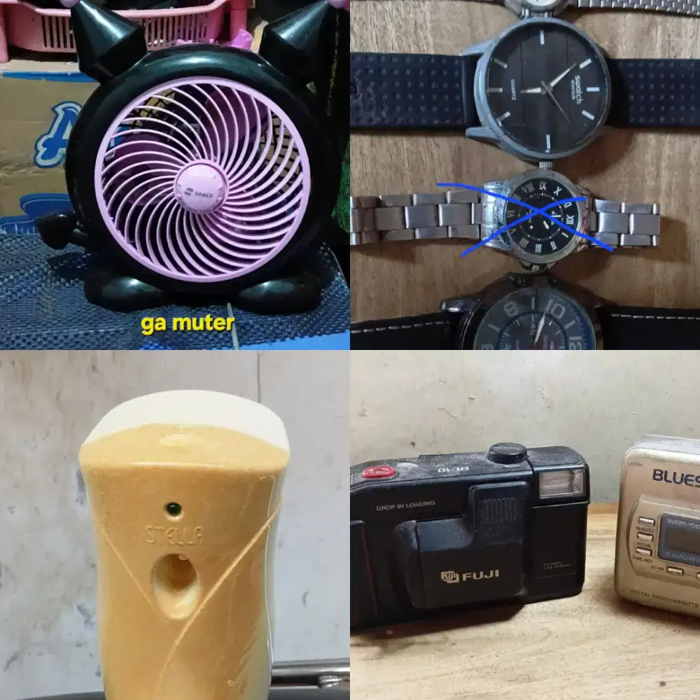 Barang bekas banyak