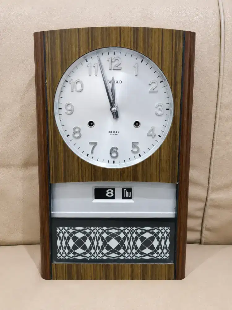 JAM DINDING SEIKO ORIGINAL JAPAN ANTIK JADUL VINTAGE 30 DAY WINDING