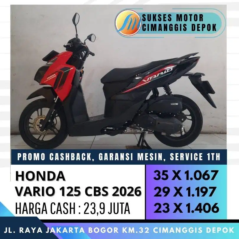 HONDA NEW VARIO 125 ESP CBS 2026 MULUS KREDIT PROMO CASHBACK 300