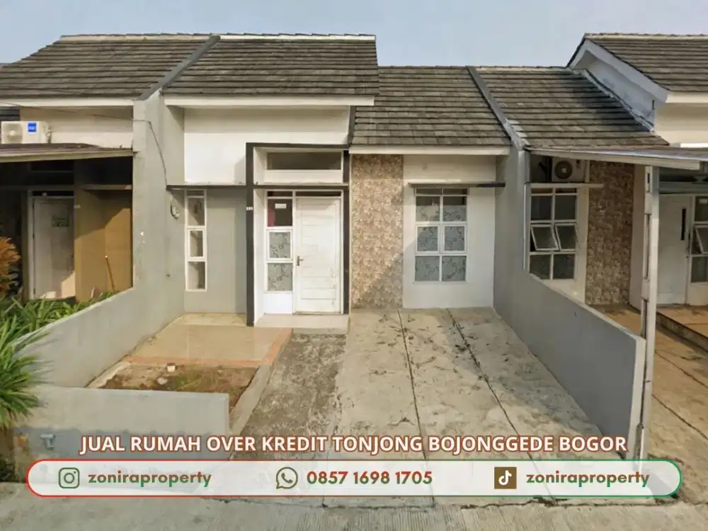 Jual Over Kredit 69JT Rumah dekat Stasiun KRL Bojonggede Bogor