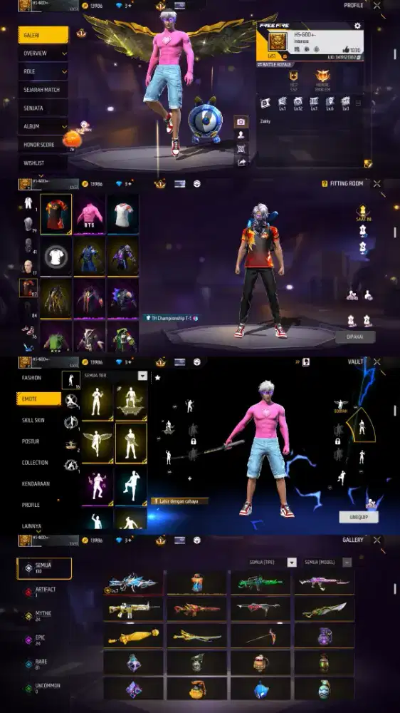 Akun fre fire max 1 xm8