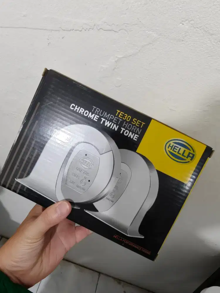 KLAKSON KEONG HELLA TWIN CHROME 12V