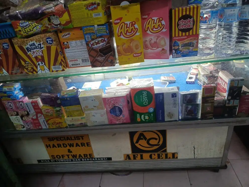 etalase konter masih bagus