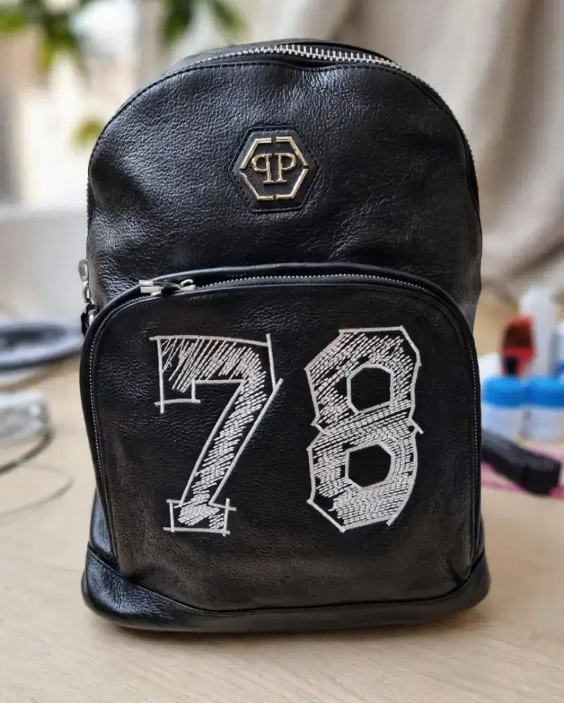 Backpack / ransel merk Philipp Plein Homme autentik..genuine leather