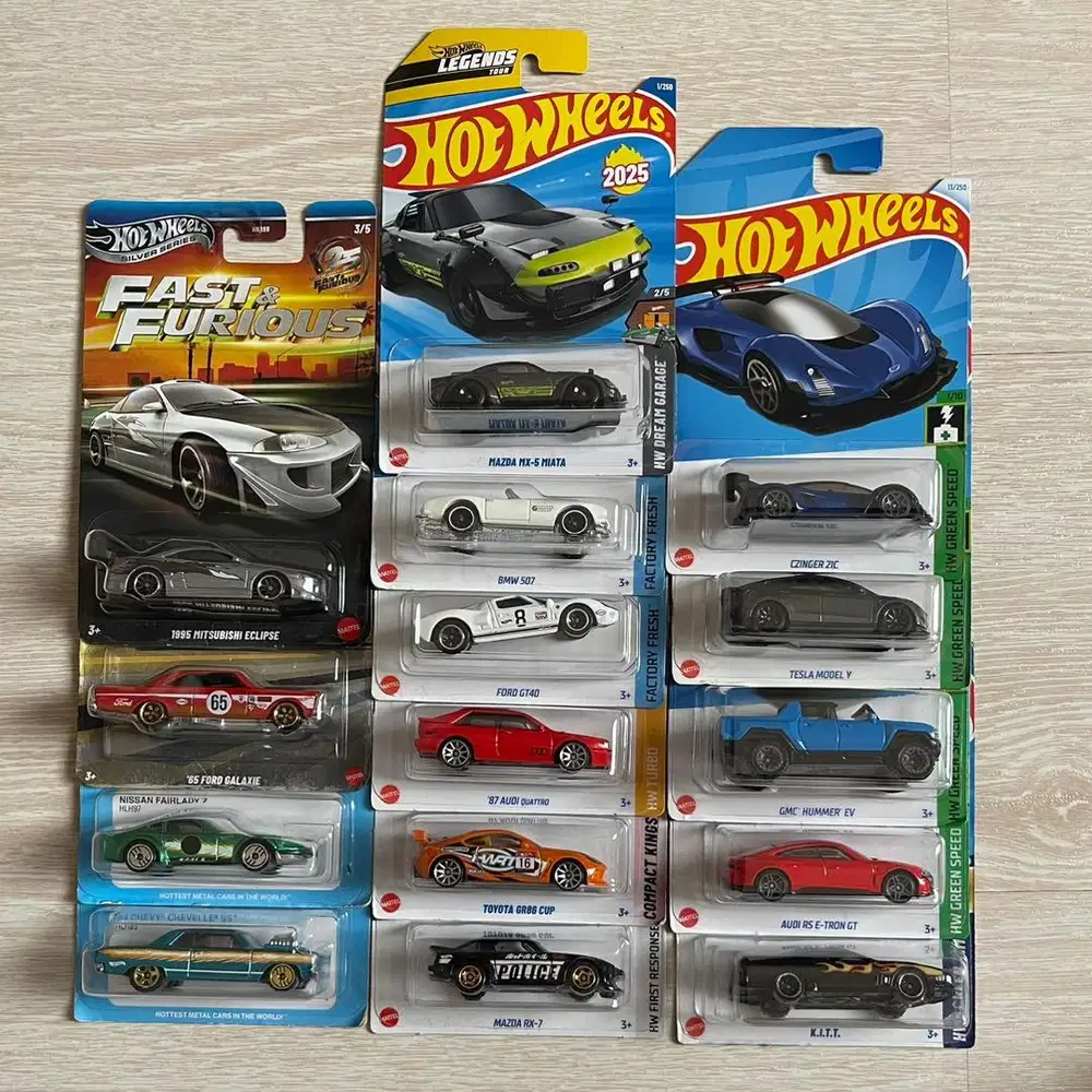 Real Cars Take All 15 Hot Wheels Basic & Silver Murah bu