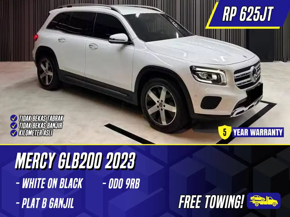 Mercedes Benz GLB200 Progressive Line 2023 NIK 2022 White Putih Mercy