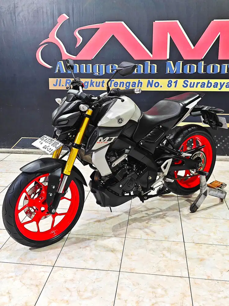 Yamaha Mt15 naked modern siap tampil keren . Anugerah motor rungkut