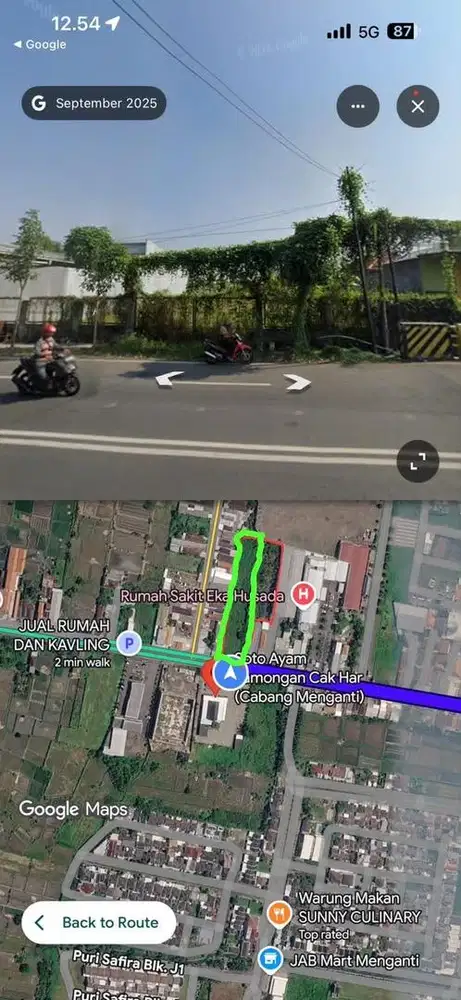 DIJUAL SUPER STRATEGIS DAN MURAH TANAH RAYA MENGANTI GRESIK!
