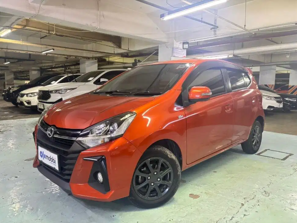 Garansi 1 Th - Daihatsu Ayla 1.2 X Bensin-AT 2022 Orange
