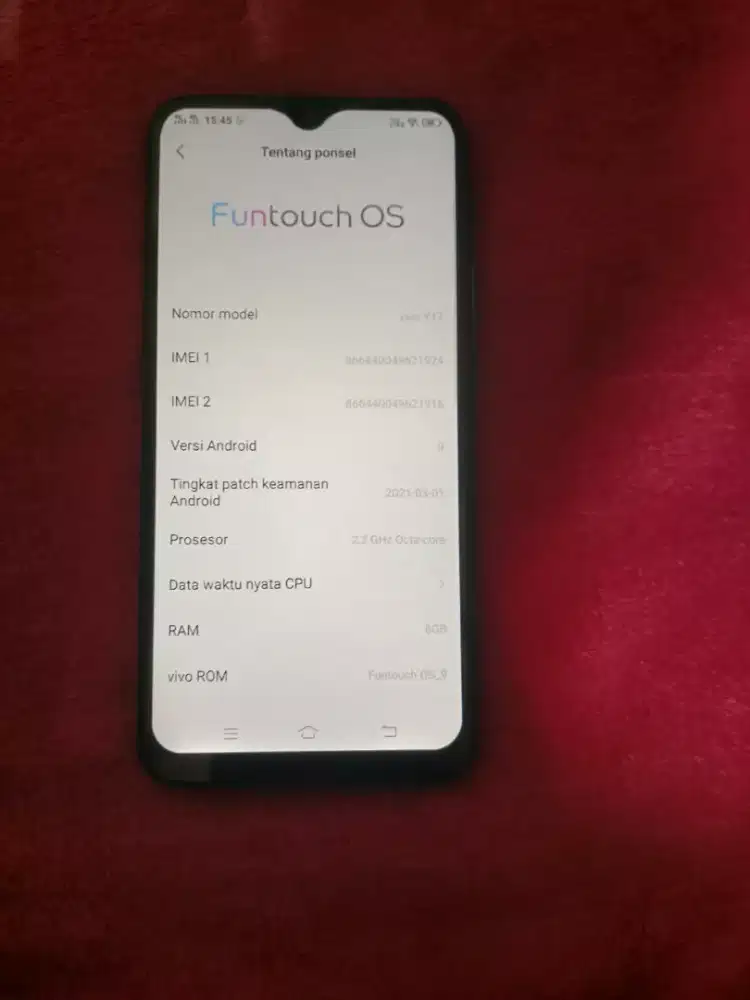 Vivo y17 second