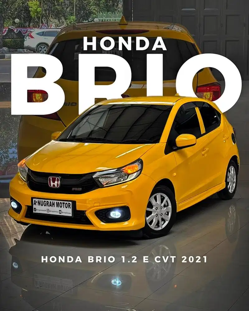 KILOMETER 60RIBU !! Honda New BRIO E MATIC 2021 || ANM