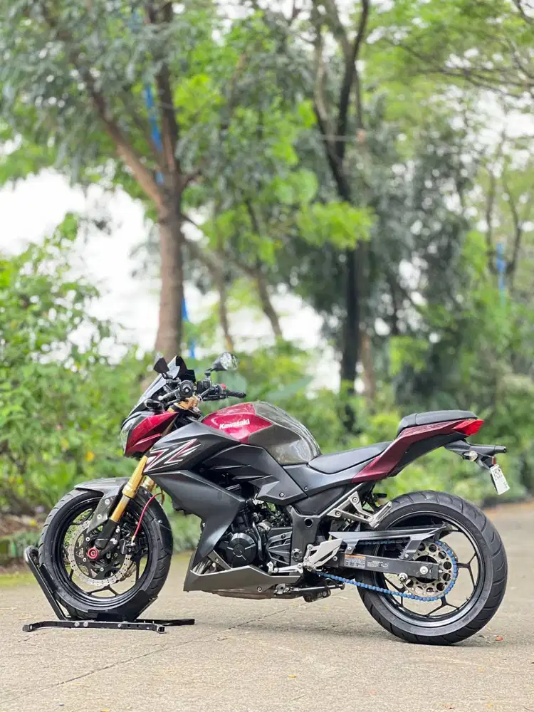 KAWASAKI Z250 FI MERAH 2016 KM 16K PAJAK ON SIAP GAS TOURING