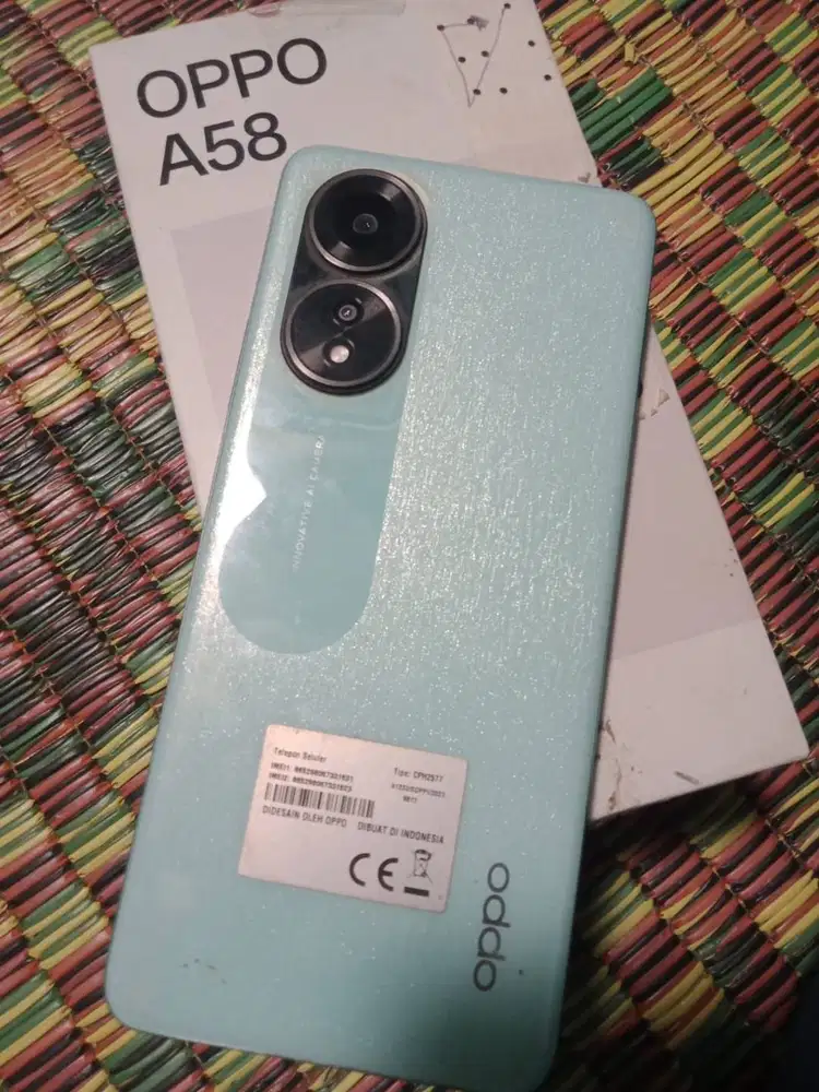 Oppo A58 Ram 8/128 Fullset Ori