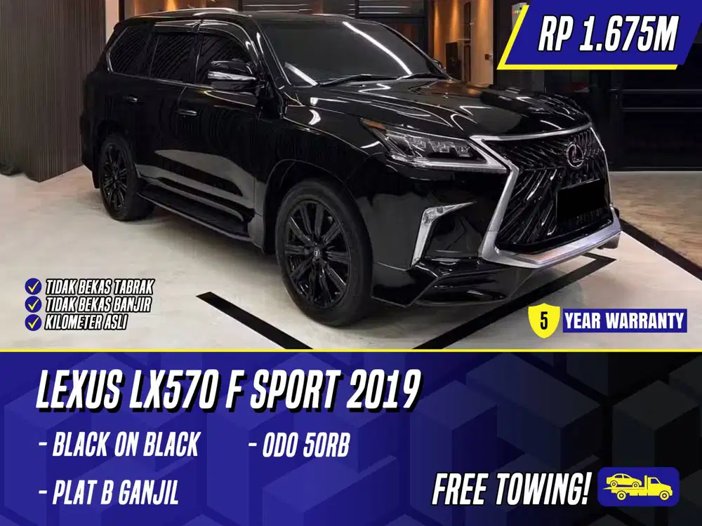 Lexus LX570 F Sport 2019 Black Hitam LX 570 FSport