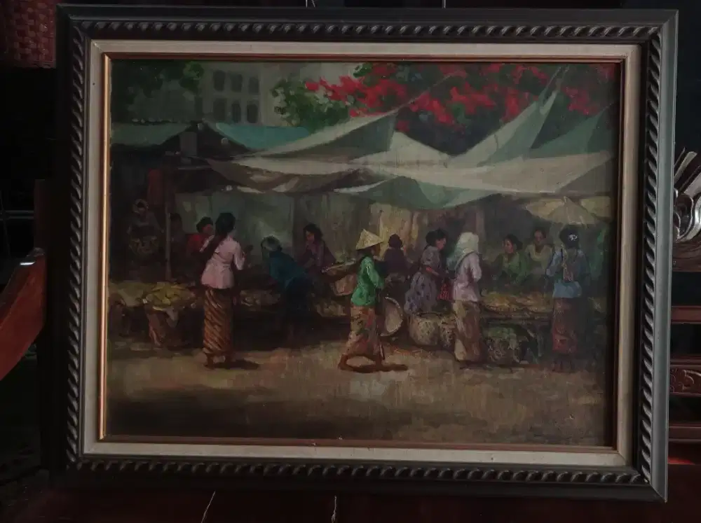 LUKISAN PASAR KARYA G.A. KADIR