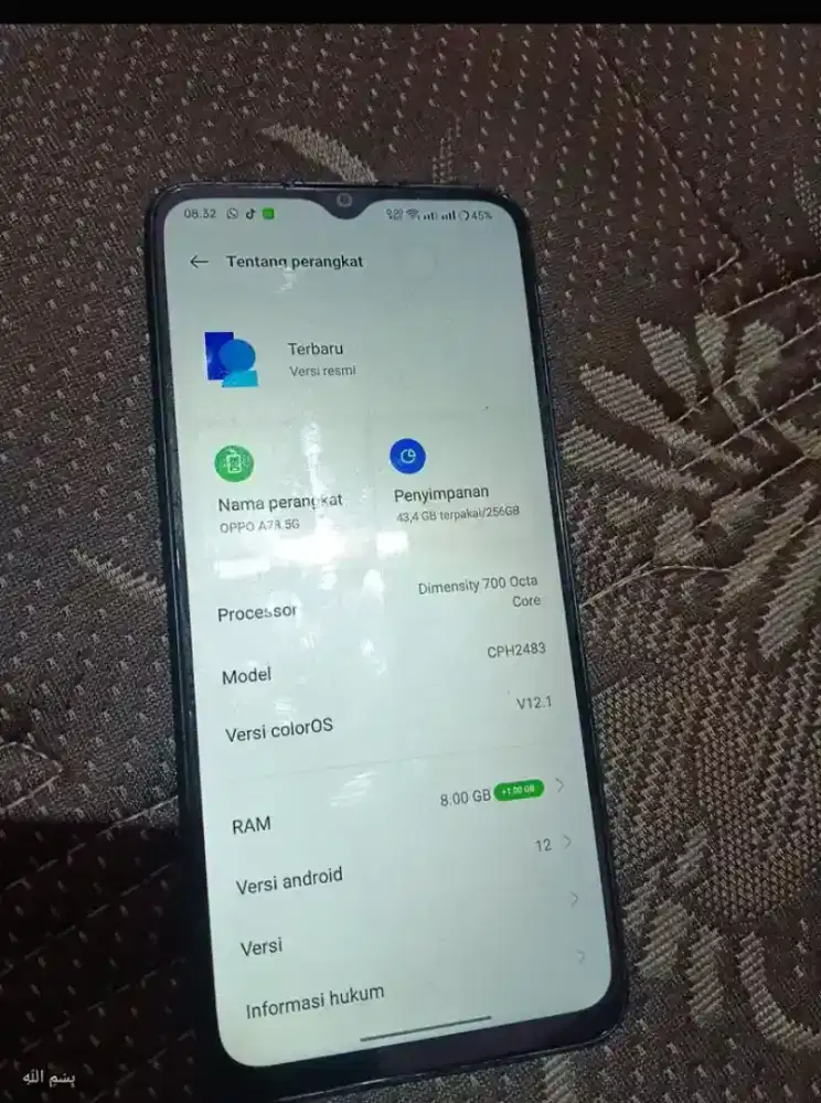 Hp Oppo A78 5G original
