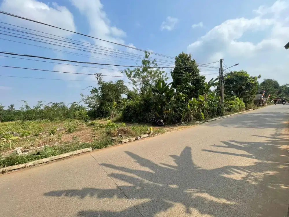 Tanah SHM Cisauk Termurah - Pinggir Jalan 100Jtan Dekat Stasiun Jatake - Cocok Investasi/Hunian - 3 Km Tol Legok