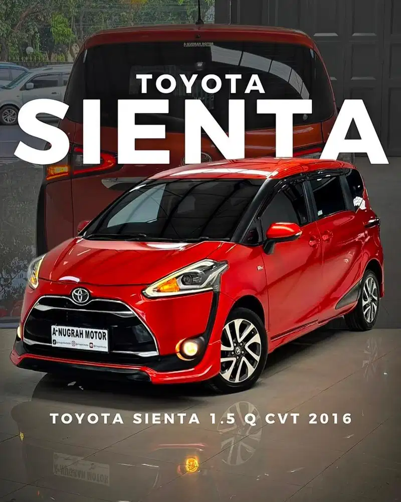 KILOMETER 60RIBU !! Toyota SIENTA Q MATIC 2016 || ANM