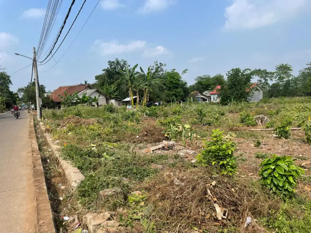 Miliki Tanah SHM Cisauk Termurah - Pinggir Jalan 100Jtan Dekat Stasiun Jatake - Cocok Investasi/Hunian - Bisa Cicilan Tanpa Bunga