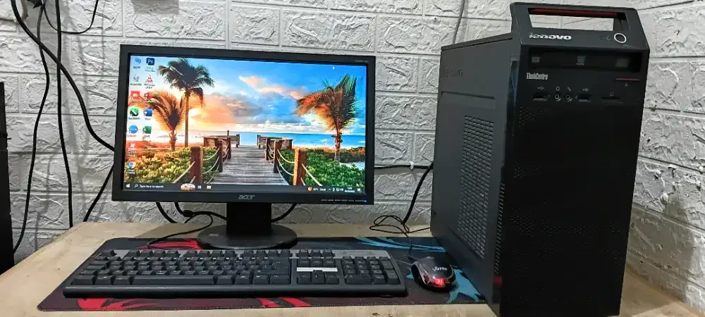 Komputer Lengkap Lenovo ThinkCentre Siap Pakai