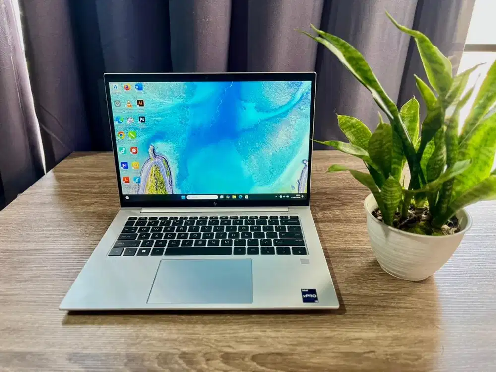Laptop hp elitebook g10 garansi 2027 core i5 gen13 16gb 256gb