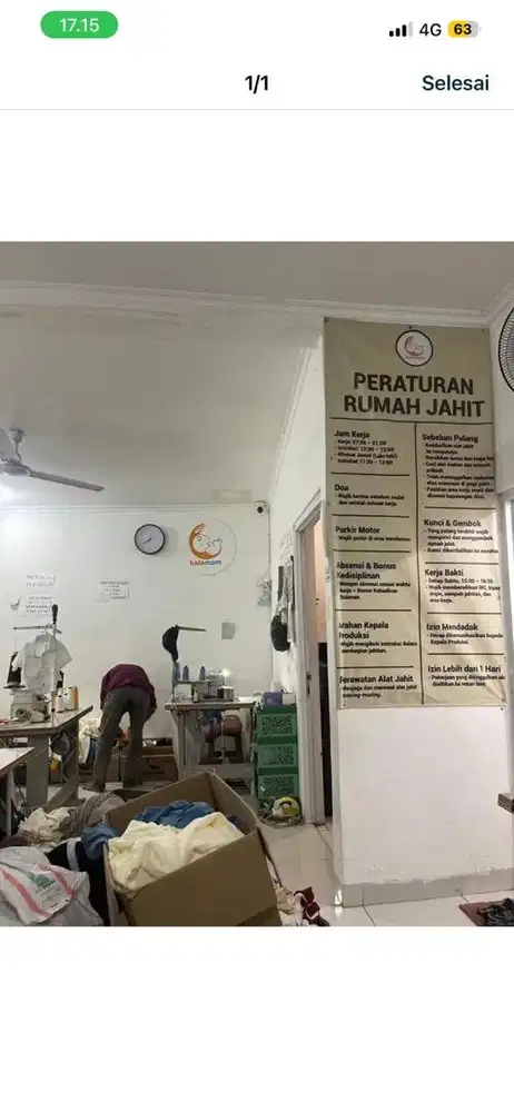 Operator penjahit