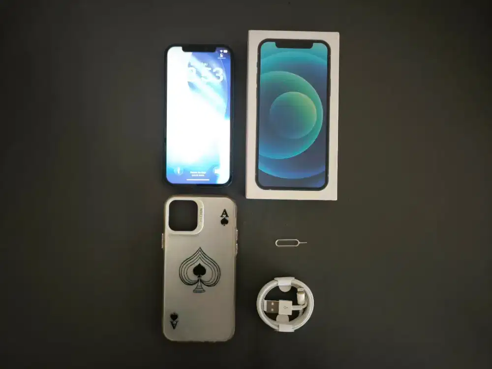 iPhone 12 128GB 128 - Fullset, Ex Garansi Inter